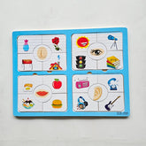 Wooden Matching Puzzle - Sense Organ - EKT3102